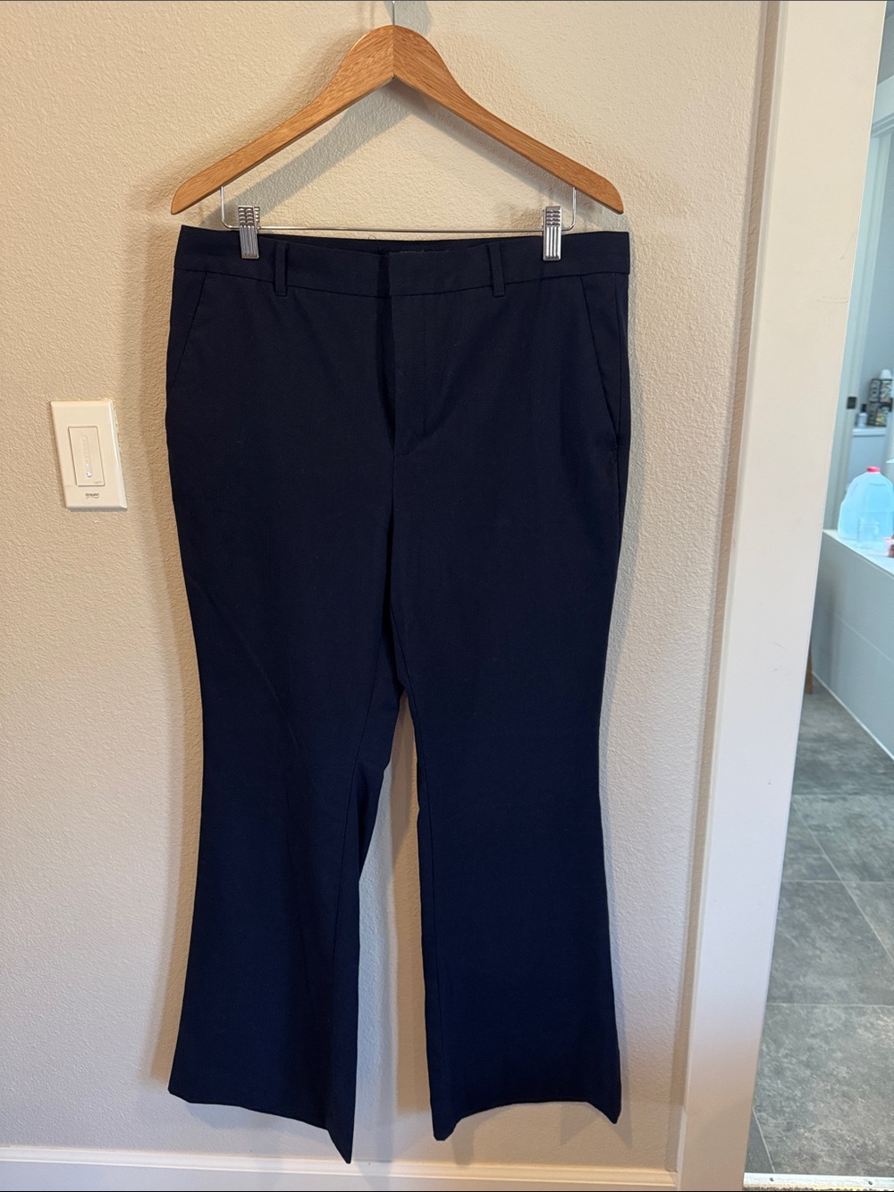 Banana Republic Navy Boot Cut Dress Pants